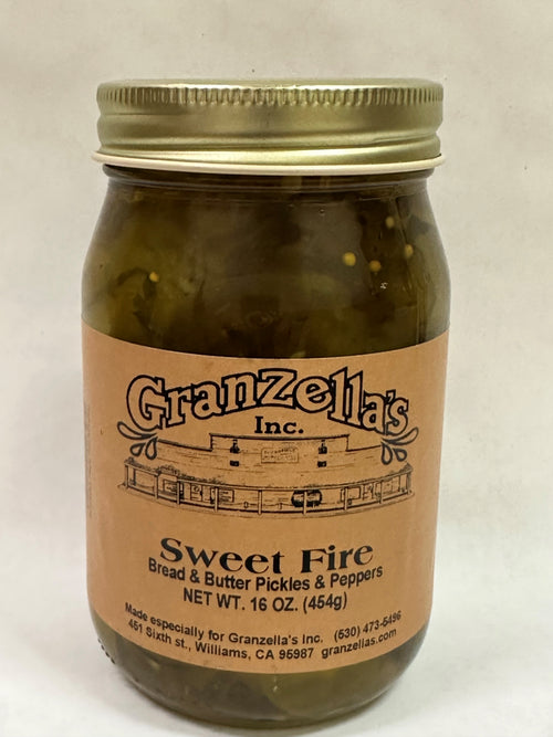 Sweet Fire Pickles & Peppers